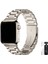 Apple Watch Series 1/2/3/4/5/6/7/8/se 38MM Kordon Paslanmaz Çelik Stainless Steel Baklalı Ayarlanabilir Akıllı Saat Kordonu ve Ayarlama Aparatı 1