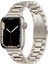 Apple Watch Series 1/2/3/4/5/6/7/8/se 38MM Kordon Paslanmaz Çelik Stainless Steel Baklalı Ayarlanabilir Akıllı Saat Kordonu ve Ayarlama Aparatı 3