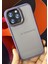 Apple iPhone 13 Kılıf Metal Çerçeve Hassas Butonlu Renkli Buzlu Şeffaf Transparan Kapak 3