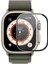 Apple Watch Ultra 49MM Uyumlu Siyah Çerçeveli Şeffaf Pet Ekran Koruyucu 1