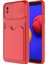 Samsung Galaxy A01 Core Kılıf Kartlıklı Kart Bölmeli Lansman Kamera Korumalı Kartix Silikon 1