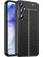 Samsung Galaxy A55 Kılıf Kamera Çıkıntılı Deri Görünümlü Dikiş Desenli Koruyucu Kapak Kilif 2
