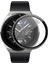 Huawei Watch Gt 3 Pro 46MM Uyumlu Tam Kaplayan Ultra Ince Kavisli Siyah Çerçeveli Saat Ekran Koruyucu Pet 1