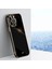 Apple iPhone 14 Pro Uyumlu Kılıf Parlak Kenarlı Altın Işlemeli Kamera Korumalı Kapak 1