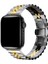 Apple Watch Series 1/2/3/4/5/6/7/8/9/se Ultra 49MM Kordon Paslanmaz Çelik Çift Renkli Rolex Görünümlü Ayarlanabilir Akıllı Saat Kordonu ve Ayarlama Aparatı 3