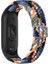 Xiaomi Mi Band 8 Uyumlu Hasır Örgü Kumaş Kordon Kayış Bileklik 1