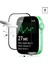 Apple Watch 41MM Uyumlu Siyah Çerçeveli Şeffaf Pet Ekran Koruyucu 4