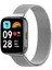 Xiaomi Redmi Watch 3 Active Uyumlu Metal Hasır Örgü Mıknatıslı Ayarlanabilir Paslanmaz Kordon 1