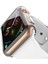 Apple Watch 7 8 9 Se Nike 45MM Kasa ve Ekran Koruyucu 360 Tam Koruma Yumuşak Silikon Kılıf 2