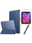 Apple iPad 10. Nesil 10.9 2022 Kılıf Set Ekran Koruyucu + Kalem Pu Deri Ön Arka Tam Koruma Standlı Katlanabilir Smart Kapak 1