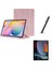 iPad 9. Nesil Uyumlu Kılıf + Ekran Koruyucu + Kalem Bölmeli Kalemlikli Standlı 360 Kapaklı Rose 1