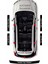 Geely Echo Karbon Folyo ile Kapı ve Bagaj Eşiği Için Çizilmeye Karşı Koruyucu Set Echo Yazılı 3