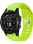 Garmin Fenix 7x Pro / Fenix 7x Quickfit 26MM Yedek Saat Kordonu Silikon Kayış (Yurt Dışından) 5