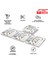 Kendinden Yapışkanlı Karma Londra Desenli Pvc Karo 30X30 cm (56 Adet) 5m2 2