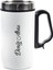 Kişiye Özel Kulplu Çelik Termos Bardak 240 ml - Beyaz 1