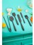 6 Parça Silikon Yemek Pişirme Mutfak Seti Pasta Spatulası Kaşık Yumurta Fırçası Maşa Spatula 1