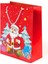 Yılbaşı Hediye Çantası, Kraft Poşet, Noel Baba 25X30CM Pakette 5 Adet 1