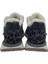 Lacivert Deri & Leopar Deri Sneaker 5