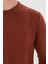 Zincir Desenli Regular Fit Triko Kazak- T-1292 4