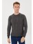 Zincir Desenli Regular Fit Triko Kazak- T-1292 1