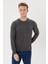 Zincir Desenli Regular Fit Triko Kazak- T-1292 2