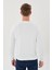 Zincir Desenli Regular Fit Triko Kazak- T-1292 4