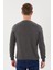 Zincir Desenli Regular Fit Triko Kazak- T-1292 5
