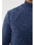Sarmal Desenli Regular Fit Yün Kazak- T-5003 4