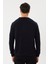 Çizgi Desenli Regular Fit Triko Kazak- T-1281 5