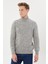 Sarmal Desenli Regular Fit Yün Kazak- T-5003 1