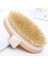 Yüksek Li Stil Doğal Kıl Fırça Kuru Cilt Vücut Yumuşak Spa Fırça Ahşap Masaj Banyo Fırçası Kadın Cilt Bakımı Spa Peeling Vücut Fırçası (Yurt Dışından) 2