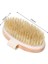 Yüksek Li Stil Doğal Kıl Fırça Kuru Cilt Vücut Yumuşak Spa Fırça Ahşap Masaj Banyo Fırçası Kadın Cilt Bakımı Spa Peeling Vücut Fırçası (Yurt Dışından) 4