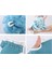 Büyük Top Mavi Tarzı 3 Parça Vücut Fırçası Banyo Kemer Banyo Duş Soyulma Sırt Fırçası Kemer Yıkama Banyo Temiz Araçlar Banyo Ovma Kemerleri Lekeleri Çıkarma (Yurt Dışından) 4