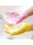 2 Adet Pembe Stil Duş Eldiveni Peeling Exfoliating Eldiveni Banyo Kazanı Direnç Vücut Masajı Sünger Cilt Nemlendirici Spa Köpük Için Banyo (Yurt Dışından) 2