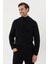 Petek Desenli Regular Fit Yün Kazak- T-5009 2