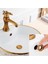 Gül Altın Tarzı Zgrk Banyo Parçaları Lavabo Bataryası Lavabo Taşma Kapağı Pirinç Yüzük Banyo Ürünü Lavabo Delik Kapağı Lavabo Düzenleyici Takımı Değiştirme (Yurt Dışından) 3