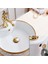 Gül Altın Tarzı Zgrk Banyo Parçaları Lavabo Bataryası Lavabo Taşma Kapağı Pirinç Yüzük Banyo Ürünü Lavabo Delik Kapağı Lavabo Düzenleyici Takımı Değiştirme (Yurt Dışından) 4