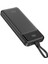 10000MAH 22.5W LED Ekranlı Lightning ve Type-C Kablolu Powerbank Taşınabilir Hızlı Şarj Cihazı Siyah 2