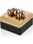 Rollıng Stone Black Gold Square Box 15*15*8 cm 1