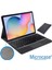 Apple iPad Air 11 (2024) Tablet Için Tablet Bluetooth Touchpad Klayve + Mouse + Kılıf Bkk7 5