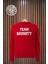 Baskılı Kırmızı Erkek Sweatshirt/sevgili Çift Kombin Sweatshirt/yılbaşı Temalı Sweatshirt 1