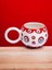 Ece Kırmızı Nazar El İşi Seramik Kupa Bardak Mug 2