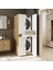 Banyo Dolabı Kapaklı Çamaşır ve Kurutma Makinesi Dolabı 70X185 cm 4