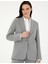 Kadın Gri Slim Fit Ceket 50290364-VR024 3