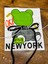 23X20 cm Fiyonk Ipli Newyork Yazılı Ayı Arma Dikiş Aplike 1