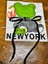 23X20 cm Fiyonk Ipli Newyork Yazılı Ayı Arma Dikiş Aplike 2