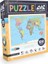 100 Parça Puzzle - World Map (Dünya Haritası) 1