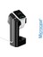 Apple Watch Series 10 42MM / 46 mm Için Masaüstü Şarj Standı Dock - AL3074 Siyah 2