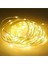 Günışığı/sarı 100'LÜ 10M Pilli LED Dekoratif Işık Zinciri LED 1