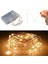 Günışığı/sarı 100'LÜ 10M Pilli LED Dekoratif Işık Zinciri LED 2